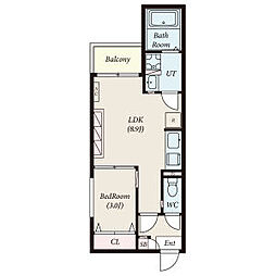 Tidy本陣(タイディーホンジン) 3階/302