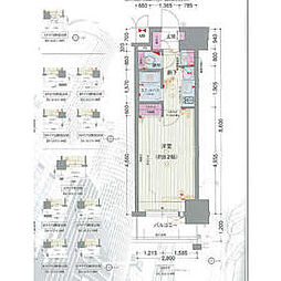 プレサンス名古屋駅前グランヴィル 8階