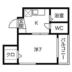 ドルフ亀島III 2階/203