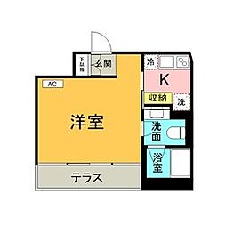 BOXHOUSE ワンルームの間取図画像