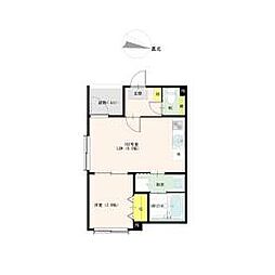 hale'a八田(ハレアハッタ) 1LDKの間取図画像