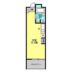FLATSGAZERY ワンルームの間取図画像