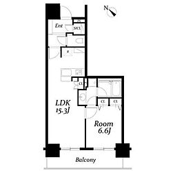 ロイヤルパークス千種 1LDKの間取図画像