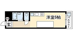 昭和ビル 1Kの間取図画像