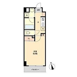 シテイライフ社が丘 1Kの間取図画像