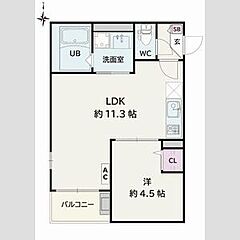 物件の間取り