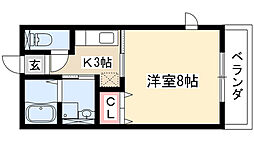 レトアMT 1Kの間取図画像