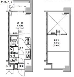 S-RESIDENCE植田asolea(アソレア) 1Kの間取図画像