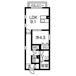 Anecis川名 3階/301