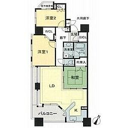 ベレーサ星ヶ丘 3LDKの間取図画像