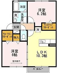 ハピネス烏森 2階/201