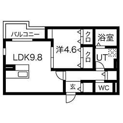 G flat 太閤 3階/301