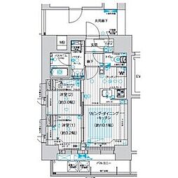 PRESSANCEREIZKANAYAMAAXE 2LDKの間取図画像
