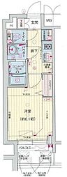 プレサンス広小路通葵 1Kの間取図画像