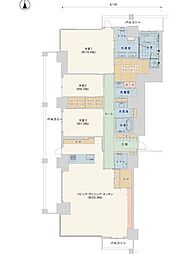 栄タワーヒルズ 3LDKの間取図画像