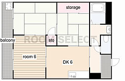 八筋278ビル 3DKの間取図画像