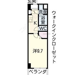 LANATURE 1Kの間取図画像