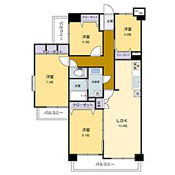 間取図画像 3SLDK