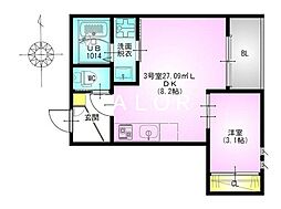 間取図画像 1LDK