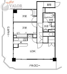 サン・ベルデュール 3LDKの間取図画像