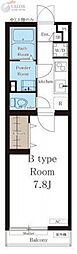 リブリ・ホルテンズィー 1Kの間取図画像