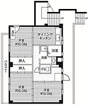 ビレッジハウス秋多2号棟 0501 ｜ 東京都あきる野市二宮1460（賃貸マンション3DK・5階・57.96㎡） その2