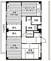 ビレッジハウス阿久和6号館5階7.7万円