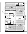 ビレッジハウス太閤山1号棟4階5.0万円