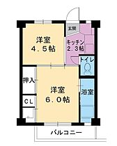 2階 / 2K / 28.98㎡