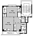 ビレッジハウス北茨城2号棟2階2.6万円