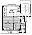 ビレッジハウス北茨城2号棟3階2.3万円