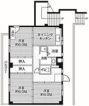 5階 / 3DK / 57.96㎡