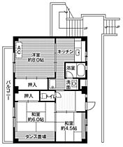 2階 / 3DK / 57.96㎡