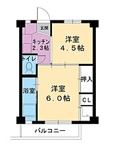 2階 / 2K / 28.98㎡