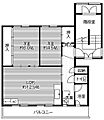 雇用促進住宅栗沢宿舎1号棟4階2.7万円
