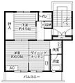 ビレッジハウス中桜田2号棟3階4.1万円