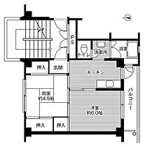 ビレッジハウス内川原2号棟 0204 ｜ 山形県酒田市亀ケ崎６丁目11-2（賃貸マンション2K・2階・33.61㎡） その2