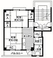ビレッジハウス湖西第二2号棟1階3.3万円