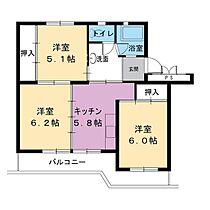 5階 / 3DK / 51.77㎡