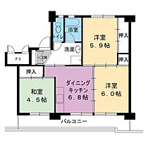 5階 / 3DK / 53.08㎡