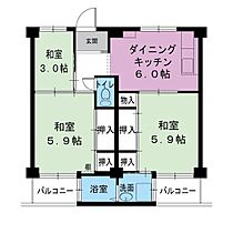 4階 / 3DK / 49.21㎡