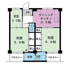 物件の間取り