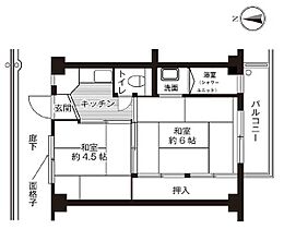 1階 / 2K / 28.98㎡