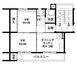 3階 / 2DK / 38.18㎡