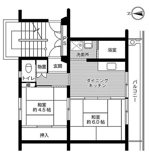 同じ建物の物件間取り写真 - ID:218000546490