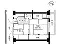 ビレッジハウス上乃木1号棟1階3.5万円
