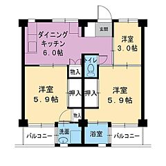 物件の間取り