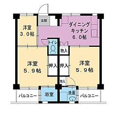 物件の間取り