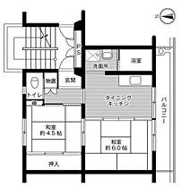 4階 / 2DK / 39.83㎡