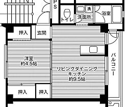 ビレッジハウス竹矢2号棟 0201 ｜ 島根県松江市矢田町469（賃貸マンション1LDK・2階・33.54㎡） その2